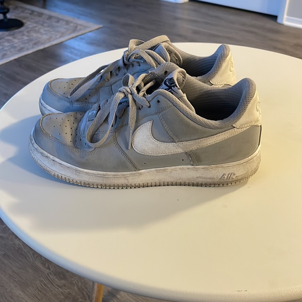 Nike Air Force 1s Gray- custom Air Forces